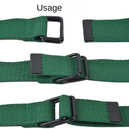 Double Ring Buckle Canvas Belt Casual Cloth Fabric Free Punch Buckle Belt Cotton Canvas Best Canvas Belts Men's