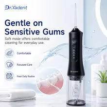 Dr.Yadent YD06 Irrigador Oral Sem Fio WaterFlosser 300ML Jato de Água Portátil Carregamento Rápido USB-C 7 Bicos 4 Modos IPX7 À Prova D'água - AliExpress 6