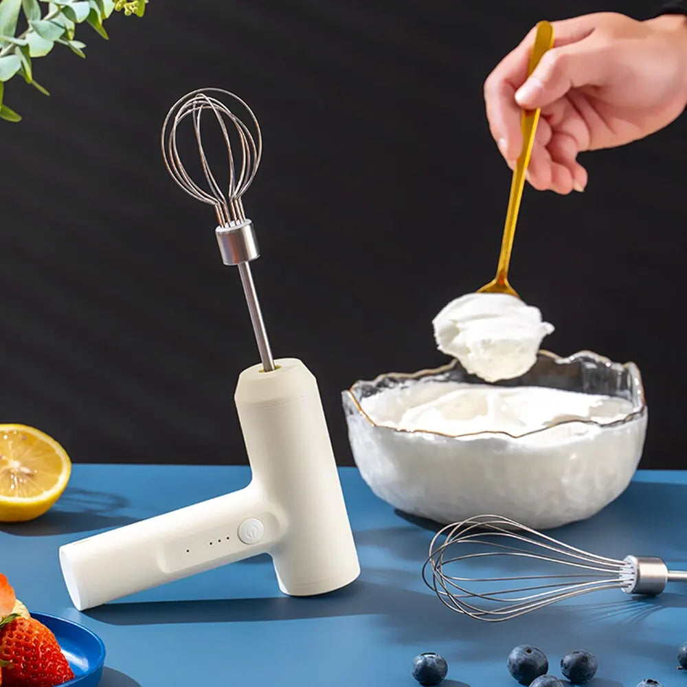 1 PCS Wireless Electric Food Mixer Portable 3 Speeds Egg Beater Baking Dough Cake Cream Mixer Kitchen Tools - AliExpress