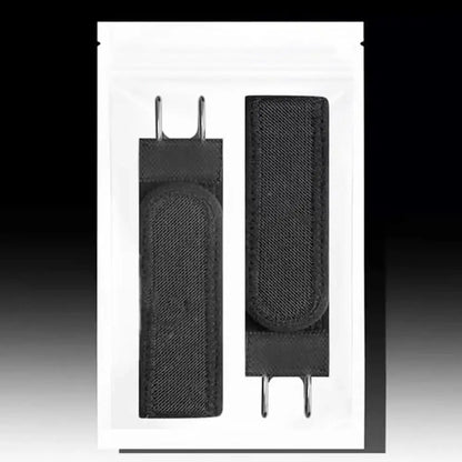Unisex Upgraded Buckle-Free Buckleless Belt Men Women Hook Velcro Waist Buckle Adjustable Elastic Belt Comfortable Metal Hook