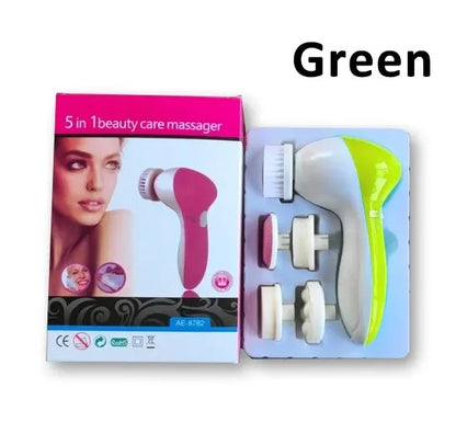 Electric Facial Cleaner 5 IN 1 Face Cleansing Brush Wash Machine Spa Skin Care Massager Blackhead Cleaning Facial Cleanser Tools