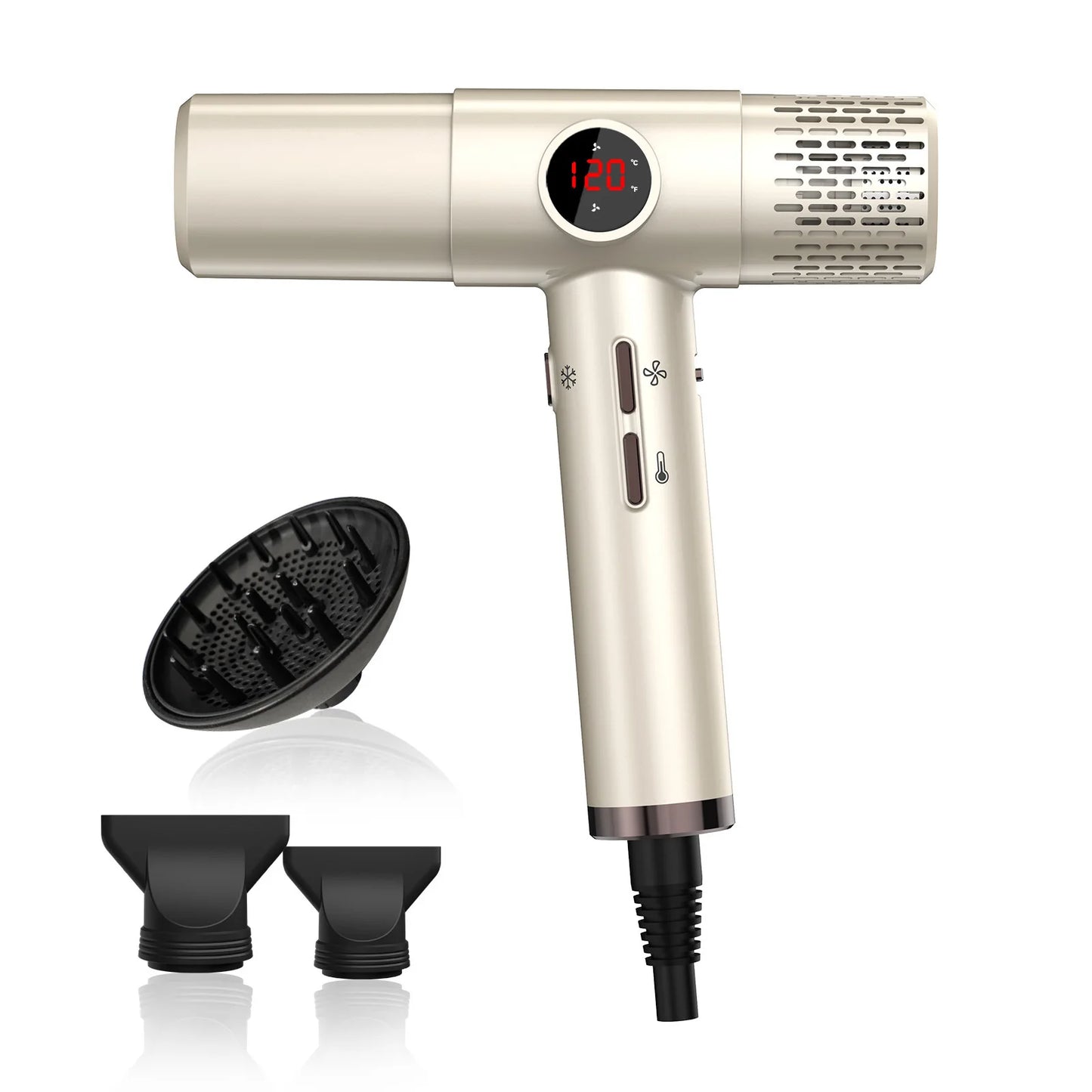 TINSOL Professional negative ion hair dryer, fast drying, high-speed hair dryer, salon and home constant temperature hair care