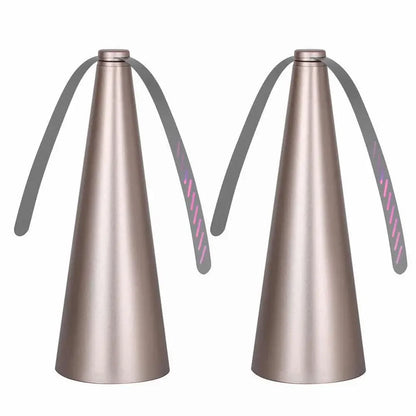 Portable Fly Fans for Table Fly Destroyer Keep Flies Bugs Battery/USB Powered Away From Food Outdoor Kitchen Fly Repellent Fan